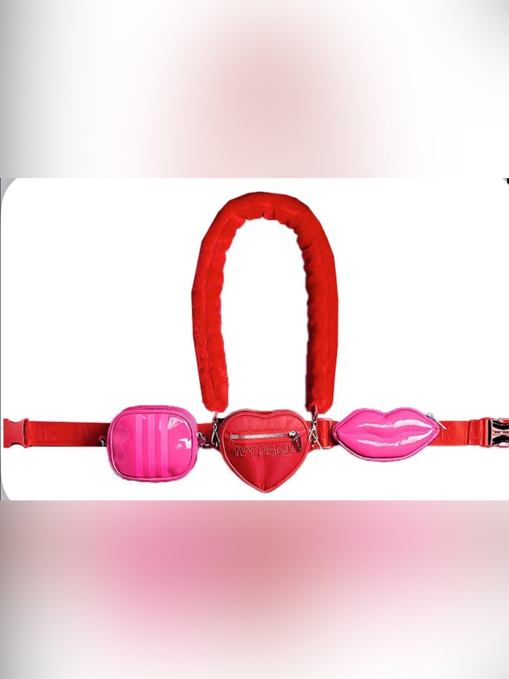 Adidas Limited Edition Multi-Pouch Heart Belt Bag